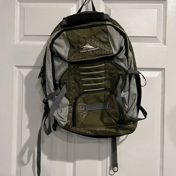 High Sierra Haywire Backpack, Green, One Size - Picture 1 of 8